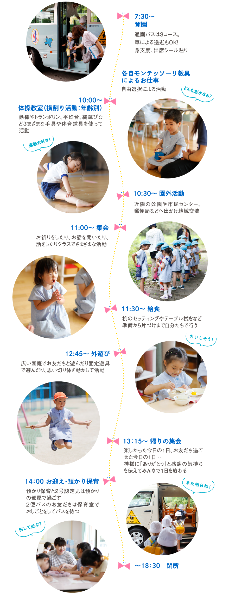 ３～５歳児の一日